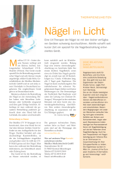 Naegel im Licht - Medilux Medizintechnik GmbH