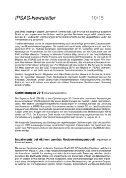 IPSAS-Newsletter 10/15