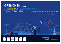 Programm Kulturnacht