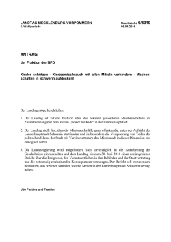 Drucksache 6/5319 - Landtag Mecklenburg Vorpommern