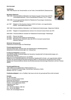 Dr. Dirk Schnabel - Sozialp&auml;diatrisches Zentrum
