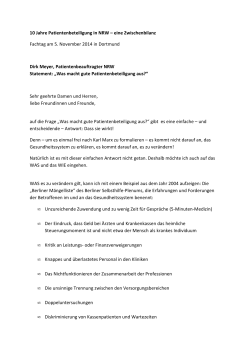Grusswort Dirk Meyer
