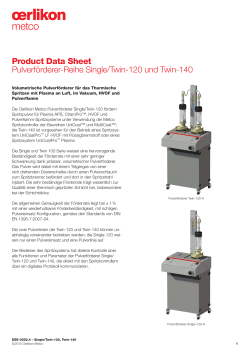 DSE-0052.4 Pulverförderer-Reihe Single/Twin-120 und