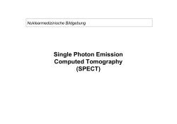 Single Photon Emission Computed Tomography (SPECT)
