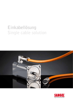 Einkabell&ouml;sung Single cable solution