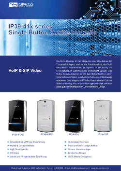 IP39-41x series Single Button Zutrittskontrolle