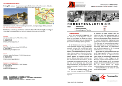 herbstbulletin 2015 - Fachleute Geomatik Schweiz