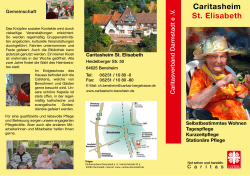 Datei herunterladen - Caritasheim St. Elisabeth, Bensheim