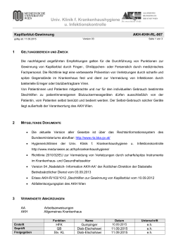 Kapillarblut-Gewinnung