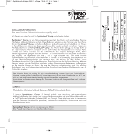 Beipackzettel SymbioLact® Comp.