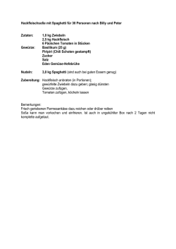 Hackfleischso&szlig;e So&szlig;e mit