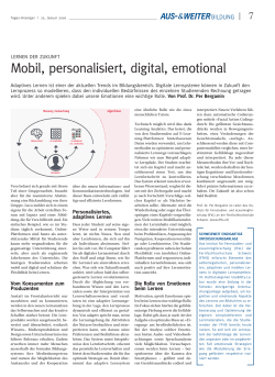 Mobil, personalisiert, digital, emotional