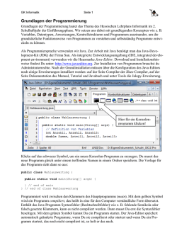 Grundlagen der Informatik