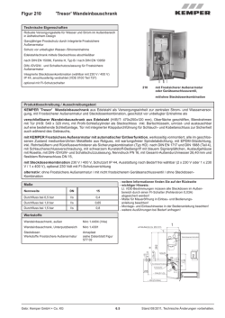 Figur 210 `Tresor` Wandeinbauschrank - Wrobel-SHK