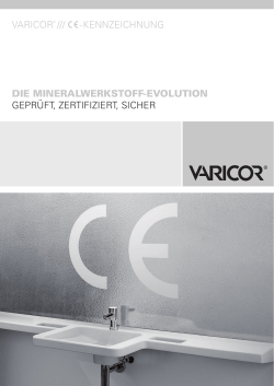Varicor CE Kennzeichnung