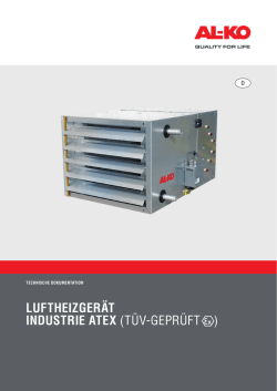 LUFTHEIZGER&Auml;T INDUSTRIE ATEX (T&Uuml;V-GEPR&Uuml;FT ) - AL-KO