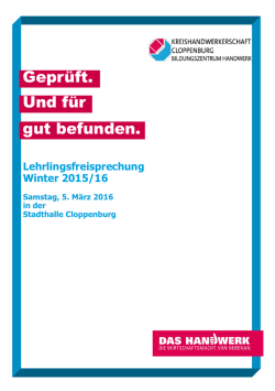 Geprüft. Und für gut befunden.