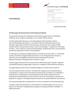Die vollst&auml;ndige Pressemitteilung vom 29.01.2016 finden Sie hier.