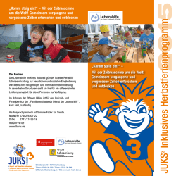 JUKS Inklusives Herbstferienprogramm