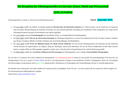 Synopse zur Nibelungenrezeption