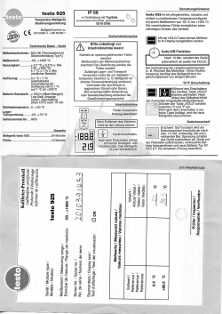 Benutzungshinweise Nach 10 Min. schaltet das Gerät automatisch