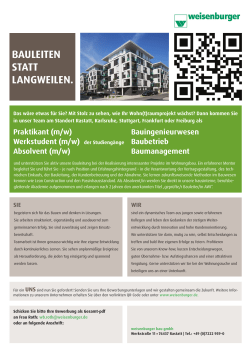 bauleiten statt langweilen.