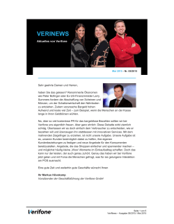 verinews - Verifone