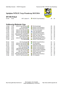 Spielplan - Gelb