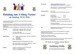 Goldberg W&ouml;lfe Einladung zum 3-K&ouml;nig