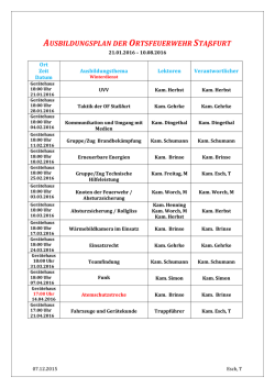 Dienstplan zum