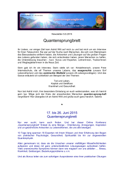 Quantensprungbrett - Kristallmensch.net