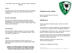 Regeln - VfB Müschen