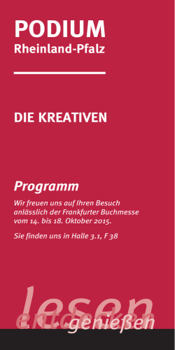 Programm - in Rheinland