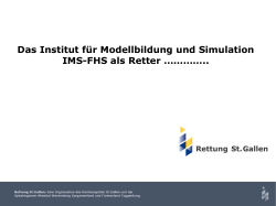 Das Institut für Modellbildung und Simulation IMS