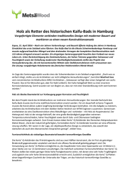 Holz als Retter des historischen Kaifu-Bads in Hamburg