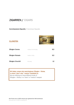 Die Zigarren - Duke Restaurant