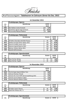 Info_Handel_AUFLASSUNGEN 1 bis 12-2015