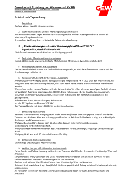 Protokoll KDV 11.11.2015