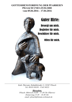 Gottesdienstordnung 05.04.2016