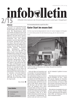 Guter Start im neuen Amt