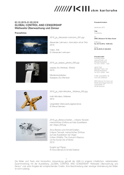 GLOBAL CONTROL AND CENSORSHIP Weltweite &Uuml;berwachung