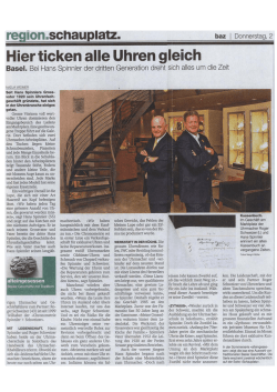 Hier ticken alle Uhren `
