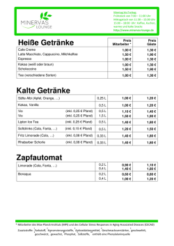 Heiße Getränke Kalte Getränke Zapfautomat