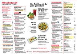 Jetzt Speisekarte ansehen !