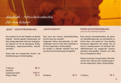 Hautnah Angebote f&uuml;r 2016 im &Uuml;berblick