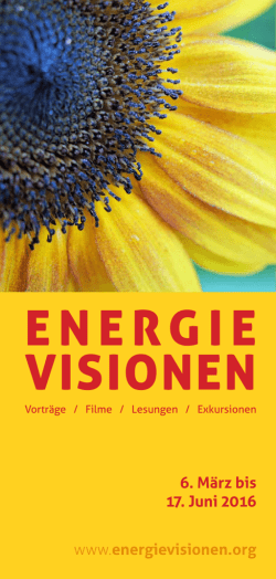 EnErgiE visionEn - Klimastadt Konstanz