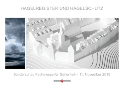 hagelregister und hagelschutz