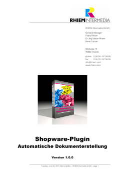 Shopware-Plugin