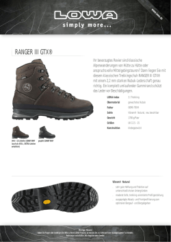 ranger iii gtx