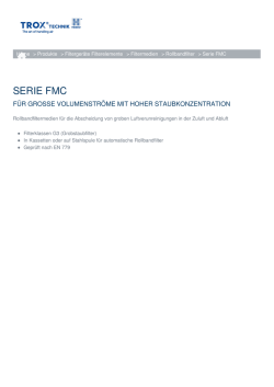 serie fmc - TROX HESCO Schweiz AG